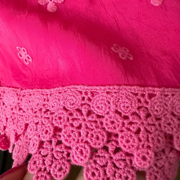 JOHNNY WAS Athena Tunic Pink Eyelet Top BNWT - Picture 6 of 11